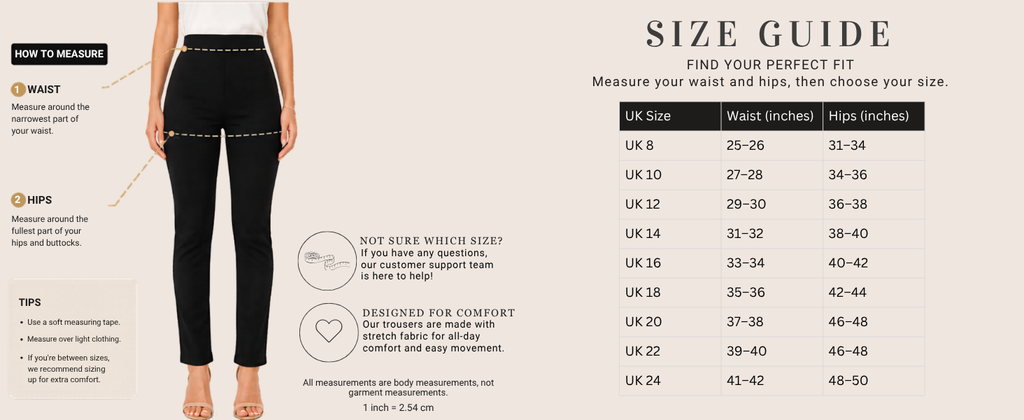 Ladies Bootcut Ribbed Trousers